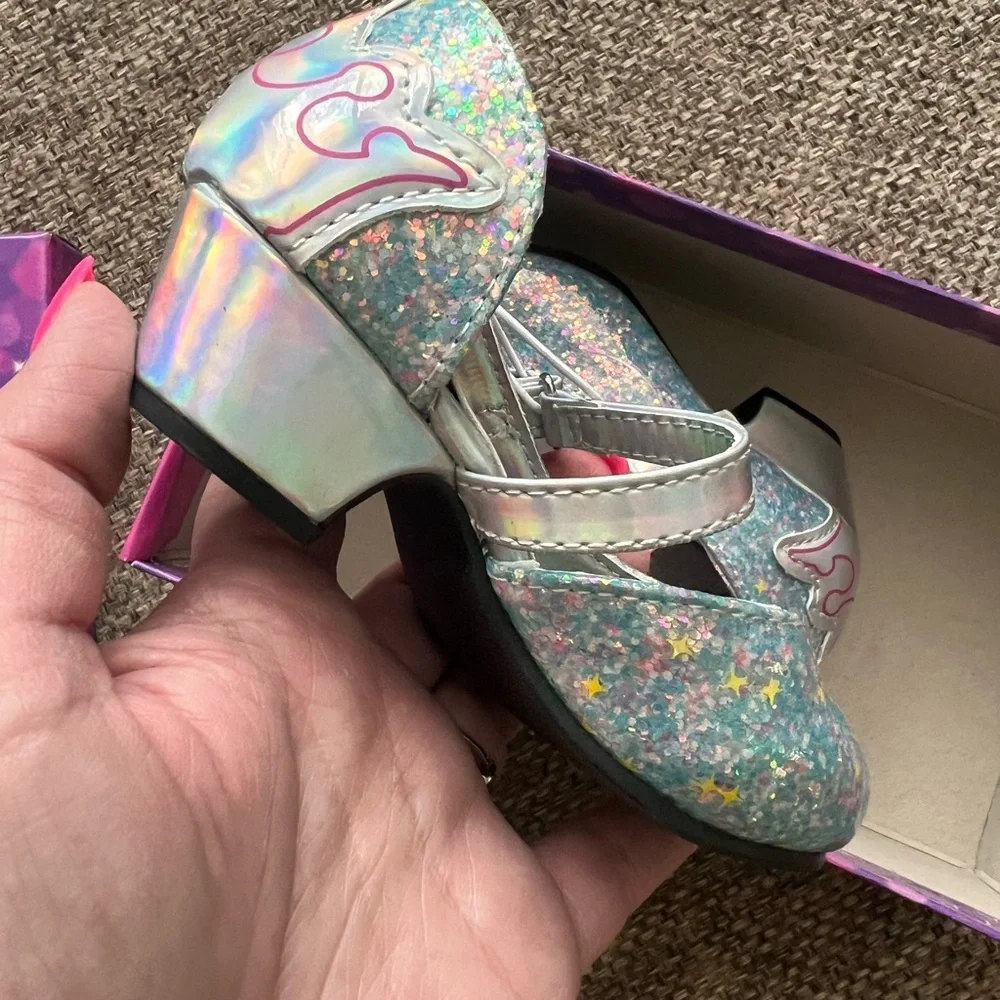 Toddler Girls' Disney Princess Ballet‎ Flats - Silver Size 6